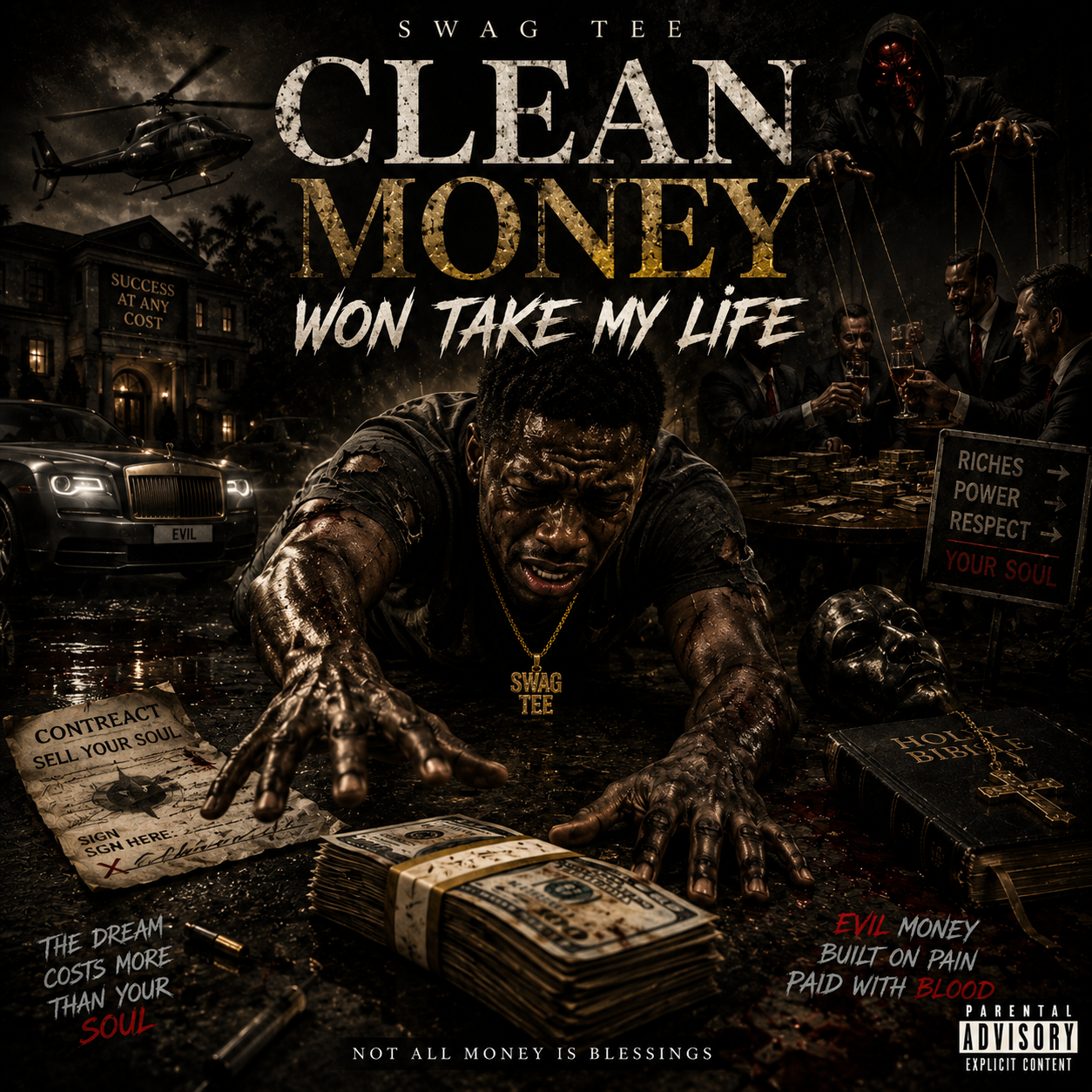 Music: Music: Clean Money Won Take My Life - Swag Tee (MP3 Download) - Swag Tee (MP3 Download)